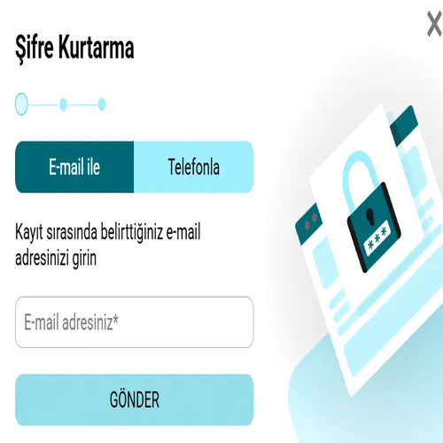 Vippari şifre sıfırlama